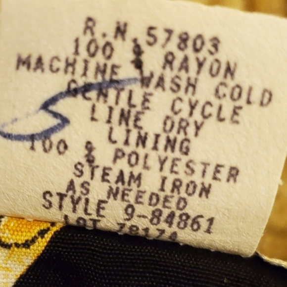 Norton McNaughton vest black and gold white sz 6 - Picture 4 of 9